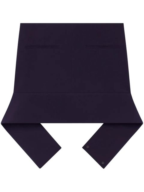 Courrèges Reversed Belt mini skirt - Blue - zdjęcie produktu nr 1