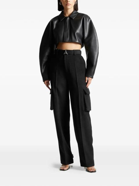 Manière De Voir balloon sleeve plaque jacket - Black - zdjęcie produktu nr 2