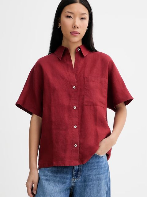 Marc O'Polo koszula damska lniana - zdjęcie produktu nr 1