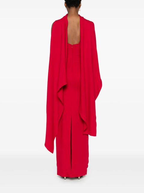 Solace London Emerson gown - Red