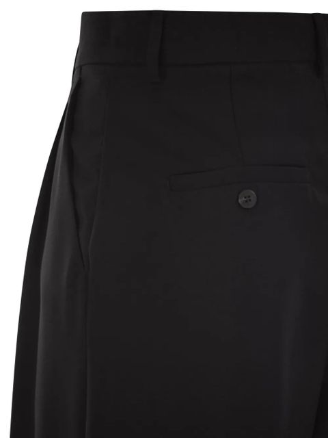 Weekend Max Mara dart wool trousers - Black