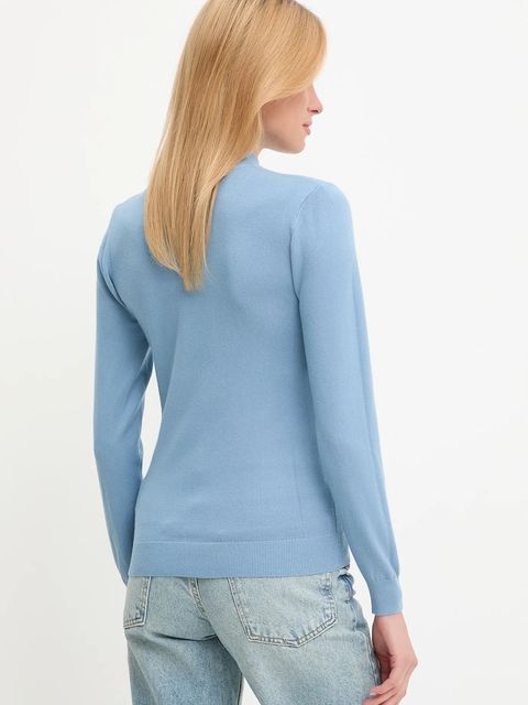 Answear.LAB sweter z kaszmirem damski kolor niebieski