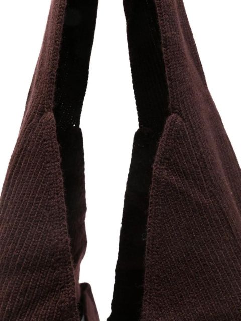 Aya Muse Sol ribbed shoulder bag - Brown - zdjęcie produktu nr 2