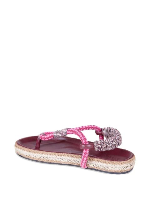 ISABEL MARANT braided sandals - Pink