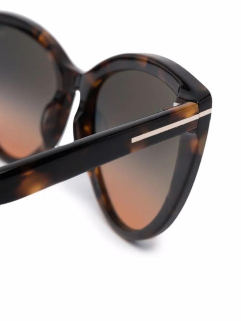 TOM FORD Eyewear cat-eye gradient sunglasses - Brown