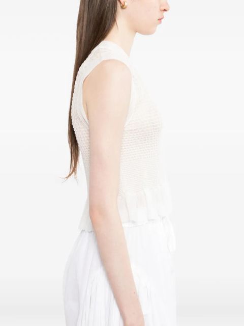 Cecilie Bahnsen Cbcelia vest - White