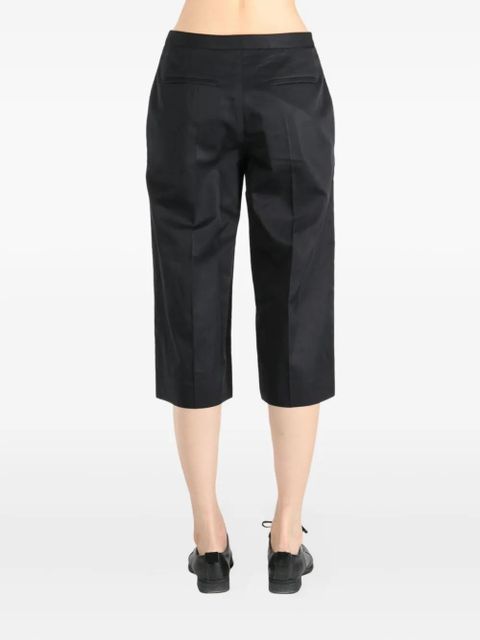 The Row cropped tailored trousers - Black