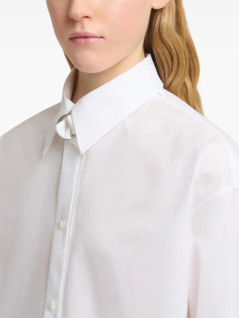 Marni d-ring logo shirt - White