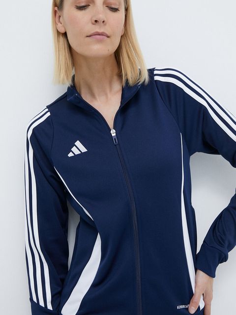 adidas Performance bluza treningowa Tiro 24 kolor granatowy z aplikacją IR7492