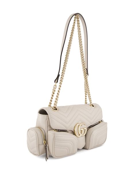Gucci small GG Marmont shoulder bag - Neutrals