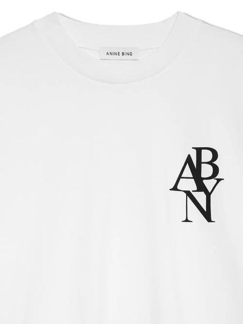 ANINE BING The Walker short-sleeve T-shirt - White