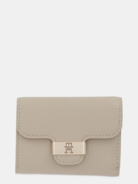 Tommy Hilfiger portfel damski kolor beżowy AW0AW18034 - zdjęcie produktu nr 1