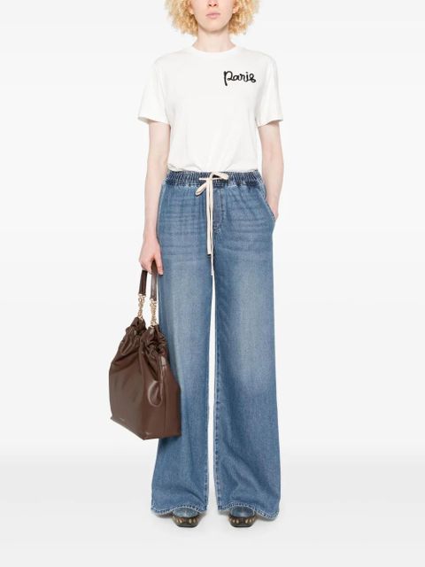 Maje embroidered T-shirt - White - zdjęcie produktu nr 2