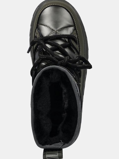 Buffalo śniegowce Eliza Snow Boot kolor zielony 1270144-KHA