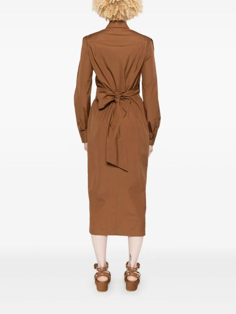Max Mara Agrume midi dress - Brown
