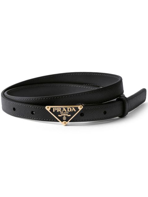 Prada Saffiano-leather belt - Black - zdjęcie produktu nr 1