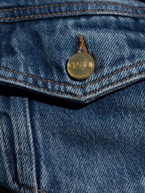 GANNI belted jacket - Blue - zdjęcie produktu nr 2