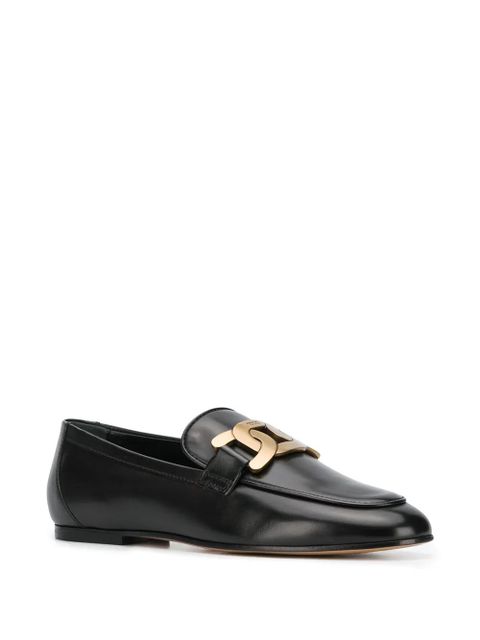 Tod's chain-strap loafers - Black