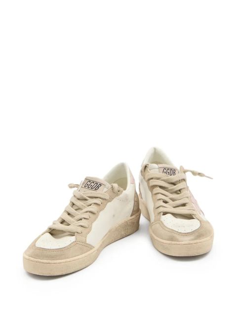 Golden Goose Ball Star suede-insert sneakers - Neutrals