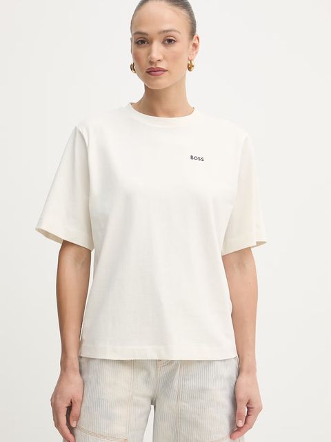 BOSS Orange t-shirt damski bawełniany C Eregular 6 - zdjęcie produktu nr 2