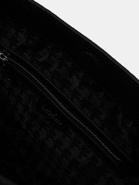 Karl Lagerfeld torebka skórzana kolor czarny 24WW3009