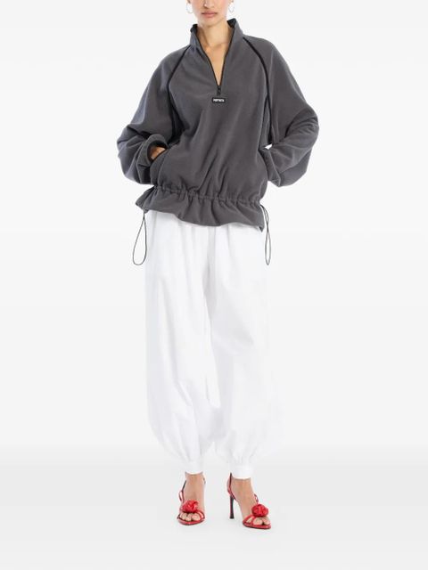 ROTATE BIRGER CHRISTENSEN half-zip fleece sweater - Grey - zdjęcie produktu nr 2