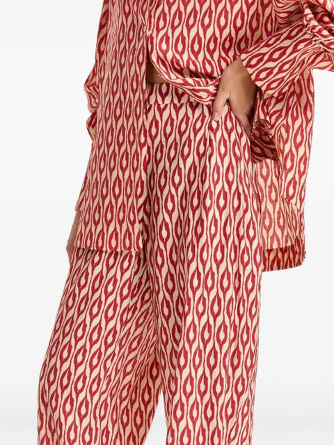 Essentiel Antwerp Ihalton patterned trousers - Orange - zdjęcie produktu nr 2