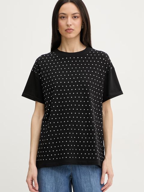 Silvian Heach t-shirt damski bawełniany z elastanem SEDIBANA - zdjęcie produktu nr 2