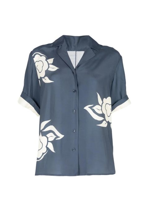 SIR. Lilou floral-print shirt - Blue - zdjęcie produktu nr 1