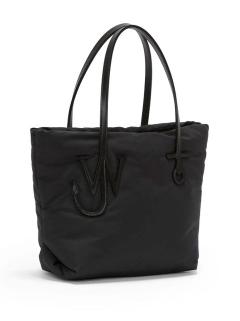 JW Anderson small puffy anchor tote bag - Black