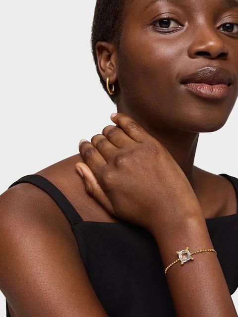 Tous bransoletka ze srebra pokrytego złotem Color White 1004235400