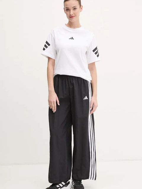 adidas spodnie dresowe Essentials damskie kolor czarny z aplikacją JE1306