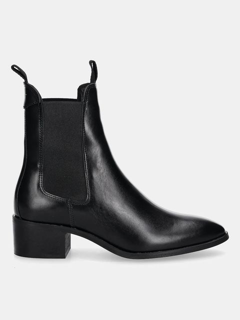 Gant botki skórzane St Broomly damskie kolor czarny na słupku 31551094 - zdjęcie produktu nr 2