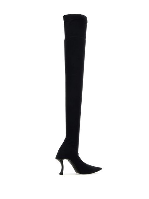 Balenciaga Hourglass 100mm over-the-knee boots - Black - zdjęcie produktu nr 2