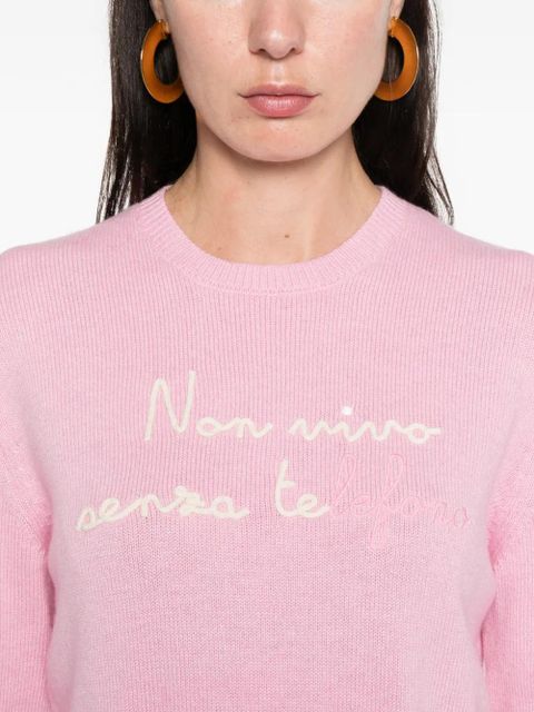 MC2 Saint Barth New Queen embroidered sweater - Pink