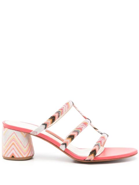 Missoni 55mm zigzag sandals - Pink - zdjęcie produktu nr 1