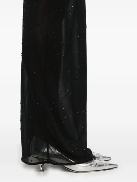 Blumarine sheer maxi dress - Black