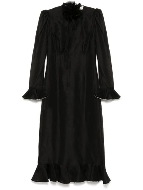 ZIMMERMANN crush flower dress - Black - zdjęcie produktu nr 1