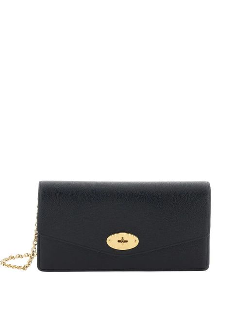 Mulberry Darley turnlock-fastening clutch bag - Black