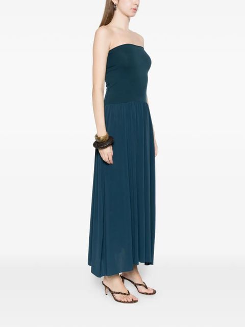 ERES Oda strapless midi dress - Blue