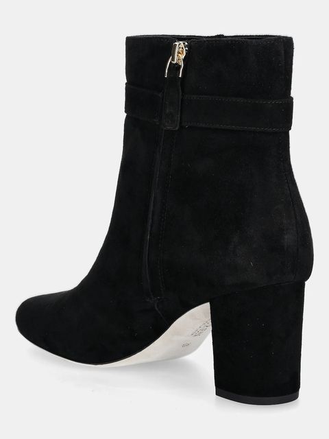 Lauren Ralph Lauren botki zamszowe Kellie Bt Hl kolor czarny na słupku 802967827001 - zdjęcie produktu nr 2