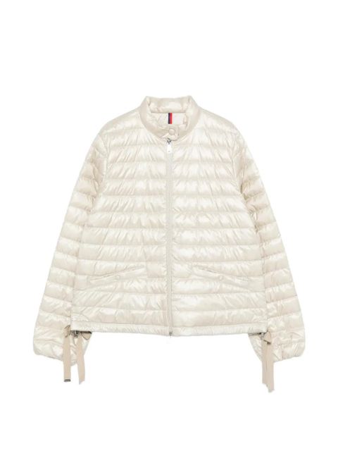 Moncler Azalee tie-detail quilted jacket - White - zdjęcie produktu nr 1