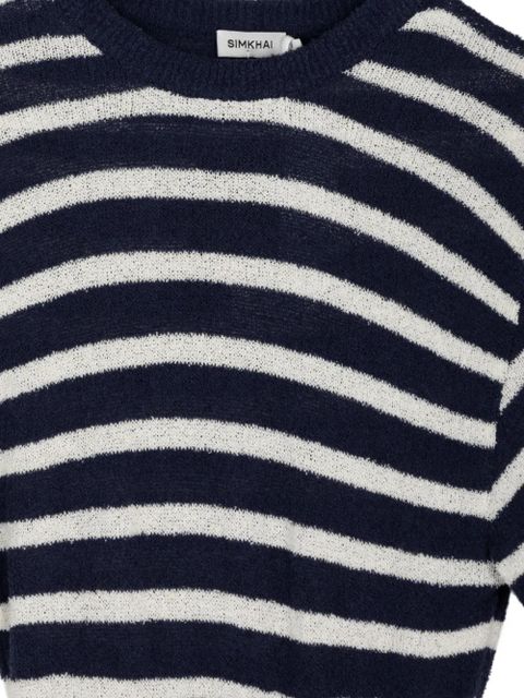 Simkhai striped knit sweater - Blue