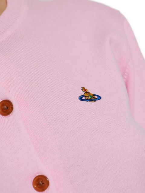 Vivienne Westwood Orb-embroidered cardigan - Pink