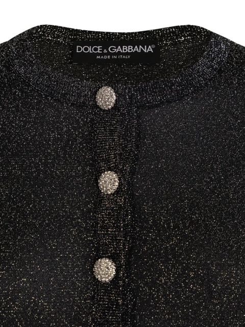Dolce & Gabbana metallic cardigan - Black