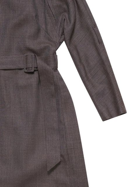 MM6 Maison Margiela belted midi dress - Brown - zdjęcie produktu nr 2