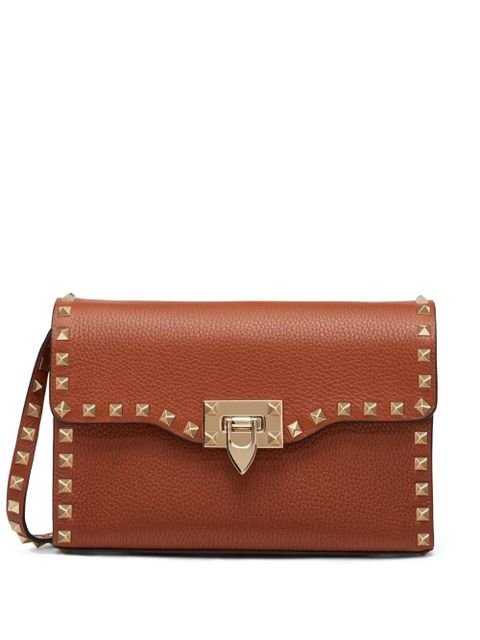 Valentino Garavani small Rockstud crossbody bag - Brown - zdjęcie produktu nr 1