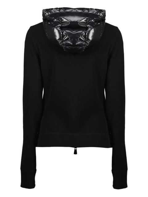 Moncler Grenoble zipped hooded cardigan - Black - zdjęcie produktu nr 2