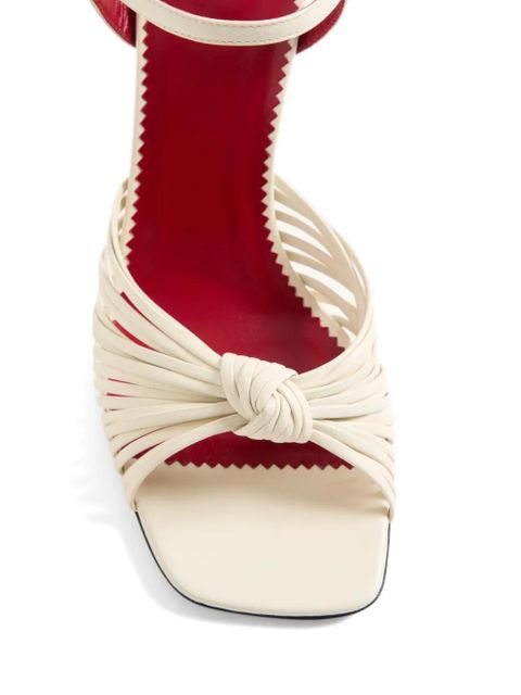 Valentino Garavani Annet kidskin sandals 90mm - White