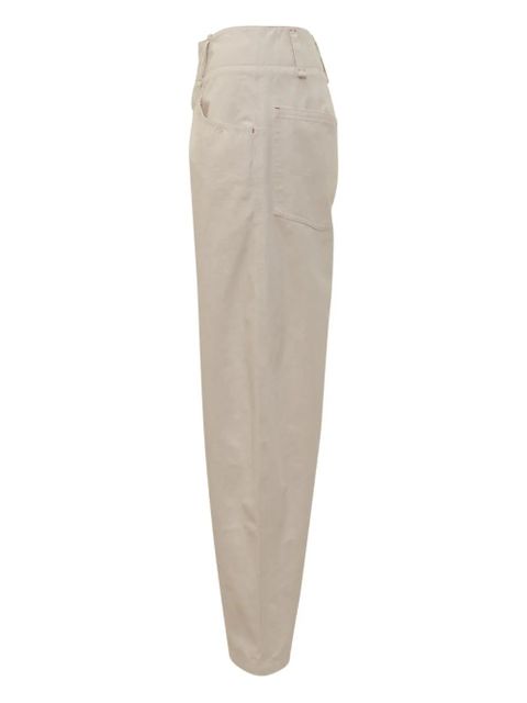 ISABEL MARANT Oumaya high-waisted pocket trousers - Neutrals - zdjęcie produktu nr 2